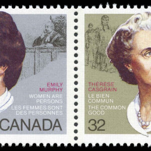 Canada Stamp #1048a - Canadian Feminists (1985) 2 x 32¢ Se-tenant pair (1047, 1048)