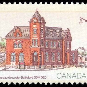 Canada Stamp #1125 - Battleford Post Office (1987) 72¢