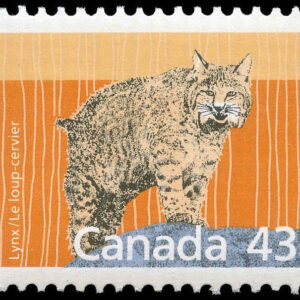 Canada Stamp #1170 - Lynx (1988) 43¢