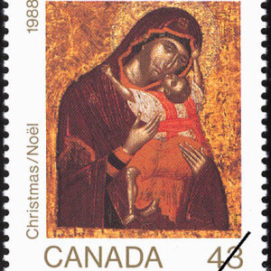 Canada Stamp #1223 - Madonna and Child (1988) 43¢