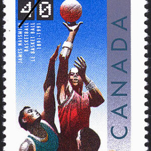 Canada Stamp #1343 - Basketball (1991) 40¢