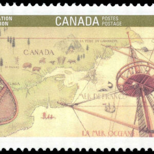 Canada Stamp #1406 - Exploration (Cartier) (1992) 48¢
