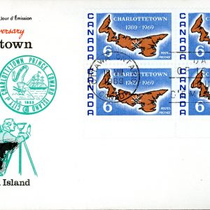 Canada FDC-PB#499 - Map of Prince Edward Island (1969) 6¢