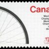 Canada Stamp #642iii - Bicycle wheel (1974) 8¢ F paper