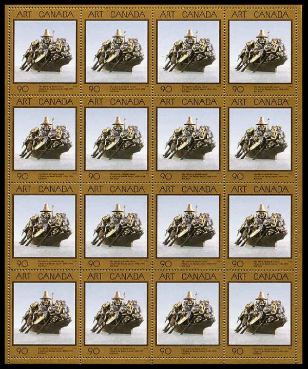 Canada Stamp SHEET#1602 - The Spirit of Haida Gwaii (1996) 90¢