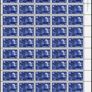 Canada Stamp SHEET#449 - Atomic Reactor (1966) 5¢