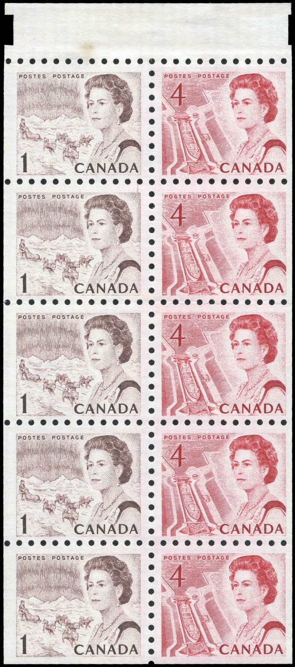 Canada Stamp Booklet - #BK56 (1968) 5 x 1¢ + 5 x 4¢ DEX - Image 2