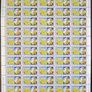 Canada Stamp SHEET#479 - Weather Map and Instruments (1968) 5¢ Dull