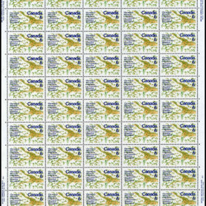 Canada Stamp SHEET#507 - Interior of a Leaf (1970) 6¢