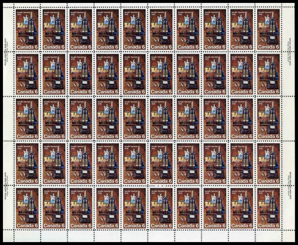 Canada Stamp SHEET#533 - Laboratory Equipment (1971) 6¢