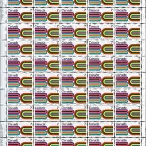 Canada Stamp SHEET#552 - Stylized BC (1971) 7¢