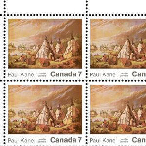 Canada PB#553i - Indian Encampment on Lake Huron (1971) 7¢