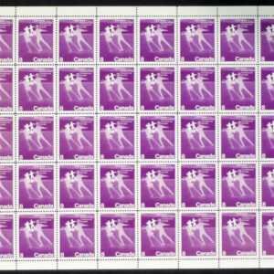 Canada Stamp SHEET#559 - Figure Skaters (1972) 8¢