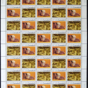 Canada Stamp SHEET#571a - Pacific Coast Indians (1974) 2 x 8¢ Se-tenant pair (570, 571), F back
