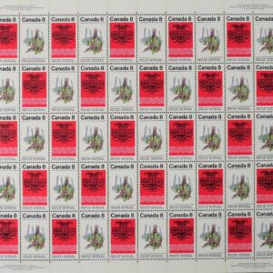 Canada Stamp SHEET#573a - Pacific Coast Indians (1974) 2 x 8¢ Se-tenant pair (572, 573)