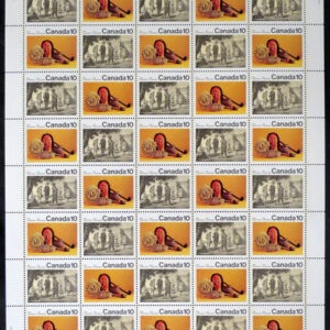 Canada Stamp #579a - Iroquoian Indians (1976) 2 x 10¢ Se-tenant pair (578, 579)