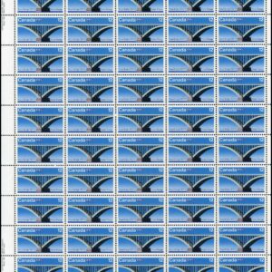 Canada Stamp SHEET#737ii - Peace Bridge (1977) 12¢ F/F