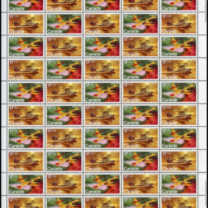 Canada Stamp SHEET#844a - Aircraft-Flying Boats (1979) 2 x 17¢ Se-tenant pair (843, 844)