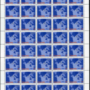Canada Stamp SHEET#847 - Map of Canada (1980) 17¢