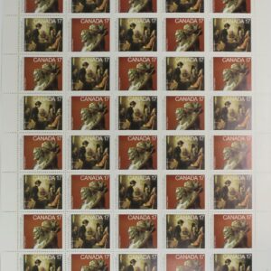 Canada Stamp SHEET#850a - Academy of Arts (1980) 2 x 17¢ Se-tenant pair (849, 850)