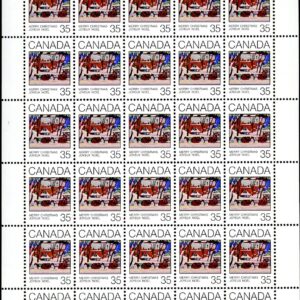 Canada Stamp SHEET#872 - McGill Cab Stand (1980) 35¢ Dull