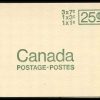 Canada Stamp Booklet - #BK66D (1971) 1¢ + 3¢ + 3 x 7¢