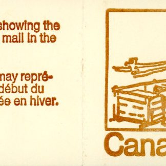 Canada Stamp Booklet - #BK69DII PVA (1971) 3 x 1¢ + 6¢ + 2 x 8¢