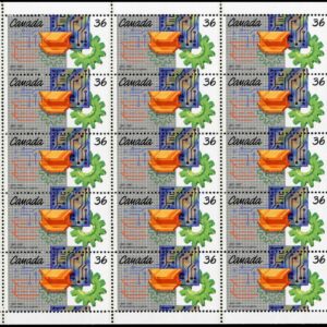 Canada Stamp SHEET#1134 - Engineering Symbols (1987) 36¢