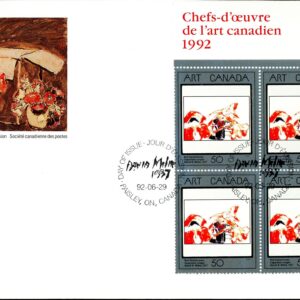 Canada FDC PB#1419 - Red Nasturtiums (1992) 50¢