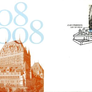 Canada FDC#2269 - Champlain's ship, natives in canoe (2008) 52¢