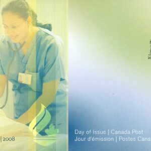 Canada FDC#2275 - Working nurse in her greens (2008) 52¢