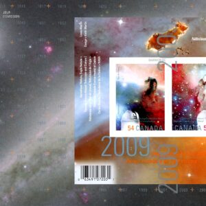 Canada FDC#2323 - International Year of Astronomy (2009) 2 x 54¢ Souvenir sheet of 2