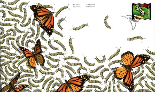 Canada FDC#2328 - Monarch Caterpillar (2009) 2¢