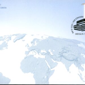 Canada FDC#2331 - Canadian flag intersecting globe (2009) 54¢