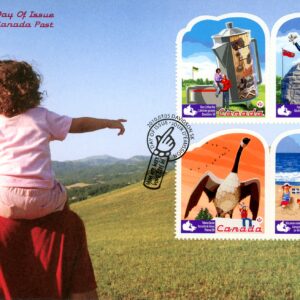 Canada FDC#2401a - Roadside Attractions - 2 (2010) 4 x (P) Booklet pane of 4