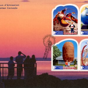 Canada FDC#2485 - Roadside Attractions - 3 (2011) 4 x (P) Booklet pane of 4