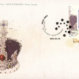 Canada FDC #2513 - Crown (2012) P (61¢)