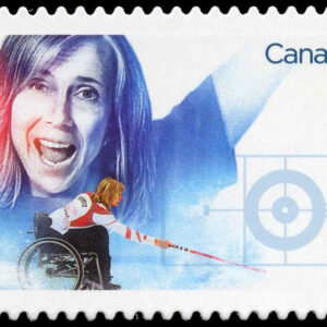 Canada Stamp #3084i - Sonja Gaudet (2018) P (85¢) Die cut to shape from Quarterly Pack