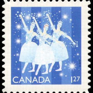 Canada Stamp #3202i - Dancers (2019) $1.27 Die cut to shape from Quarterly Pack