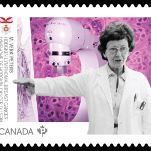 Canada Stamp #3247i - Dr. M. Vera Peters (2020) P (92¢), die cut to shape from Quarterly Pack