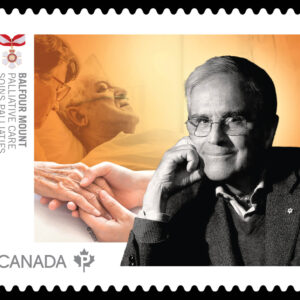 Canada Stamp #3249i - Dr. Balfour Mount (2020) P (92¢), die cut to shape from Quarterly Pack