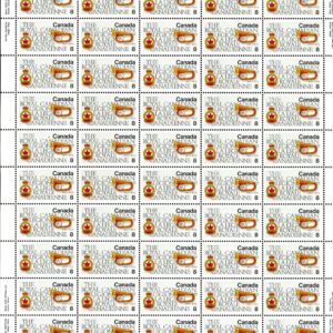 Canada Stamp SHEET#680i - Legion Emblem and Bugle (1975) 8¢ LF