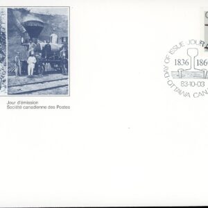 Canada FDC#1002 - Adam Brown 4-4-0 type (1983) 64¢
