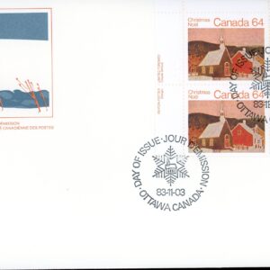Canada FDC--PB#1006 - Rural Church (1983) 64¢