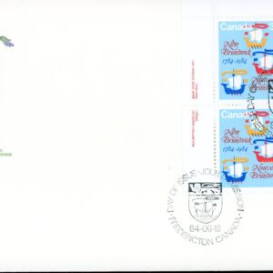 Canada FDC--PB#1014 - Lymphad sailing vessels (1984) 32¢