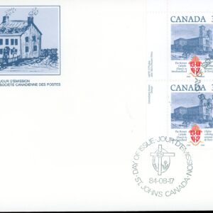 Canada FDC--PB#1029 - Basilica of St. John's, Newfoundland (1984) 32¢