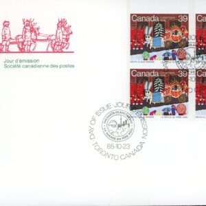 Canada FDC--PB#1068 - Santa Claus Parade (1985) 39¢