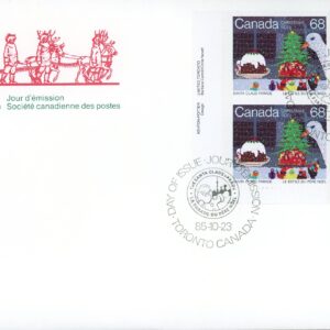 Canada FDC--PB#1069 - Santa Claus Parade (1985) 68¢