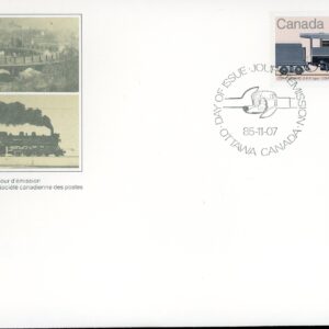 Canada FDC#1074 - CGR Class H4D 2-8-0 type (1985) 68¢