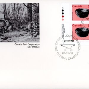 Canada FDC#1082 -PB- Iron Kettle (1987) 55¢